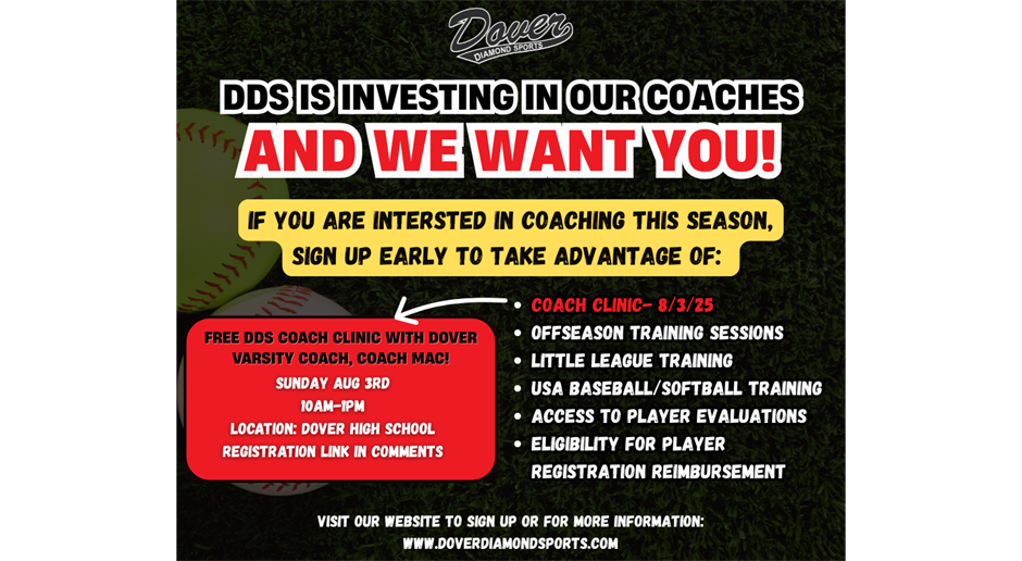 Looking for Coaches!