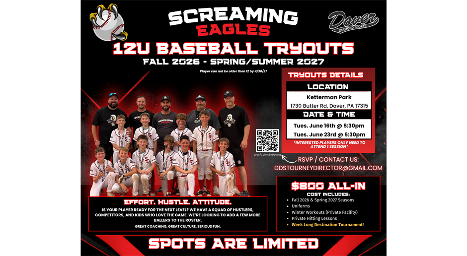 DDS Screaming Eagles- Baseball
